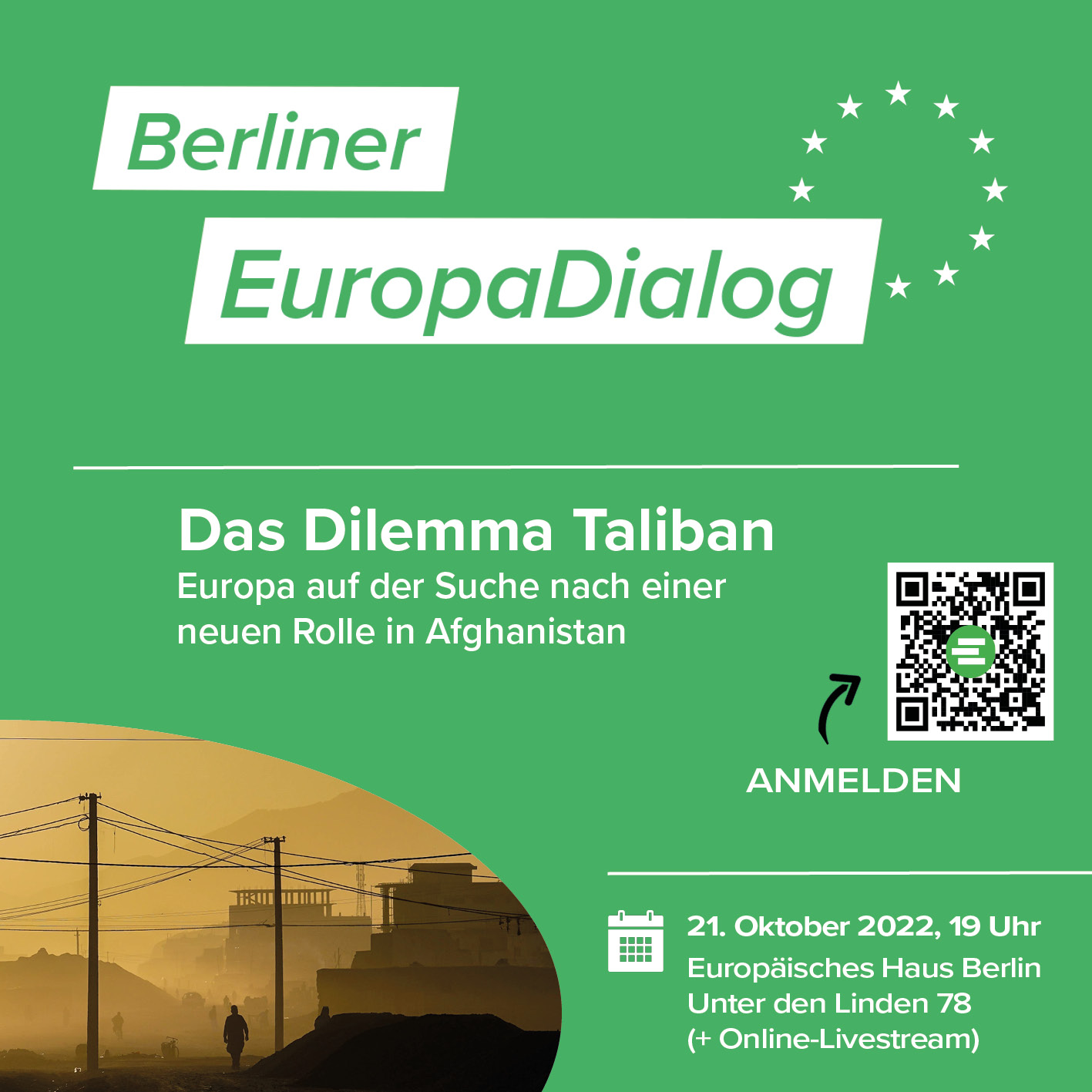 2. Berliner EuropaDialog: Das Dilemma Taliban - Europa auf der Suche nach einer Rolle in Afghanistan